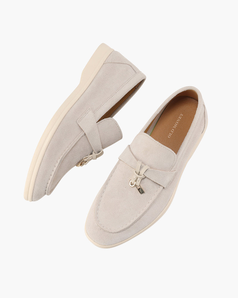 Lervati Suede Lady Loafers - Lervati