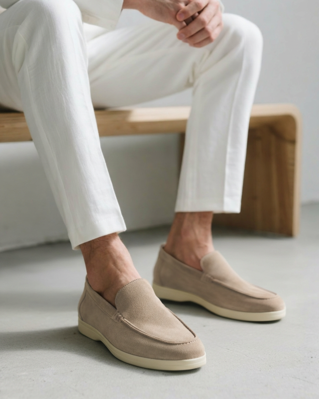 Lervati Suede Loafers - Lervati