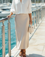 Lervati Silk Skirt - Lervati