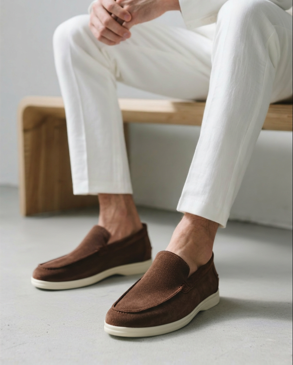 Lervati Suede Loafers - Lervati