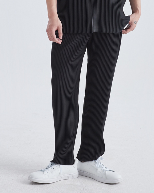 Ribbed Cotton Pantalon - Lervati