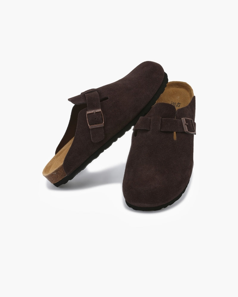 Lervati Suede Clogs - Lervati