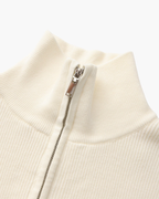 Refined Half-Zip Knit Pullover - Lervati