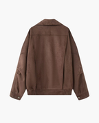 Vintage Suede Drape Jacket - Lervati