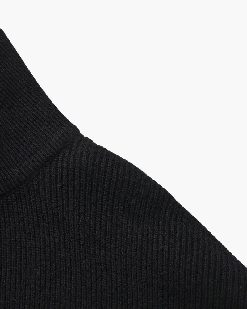 Refined Half-Zip Knit Pullover - Lervati