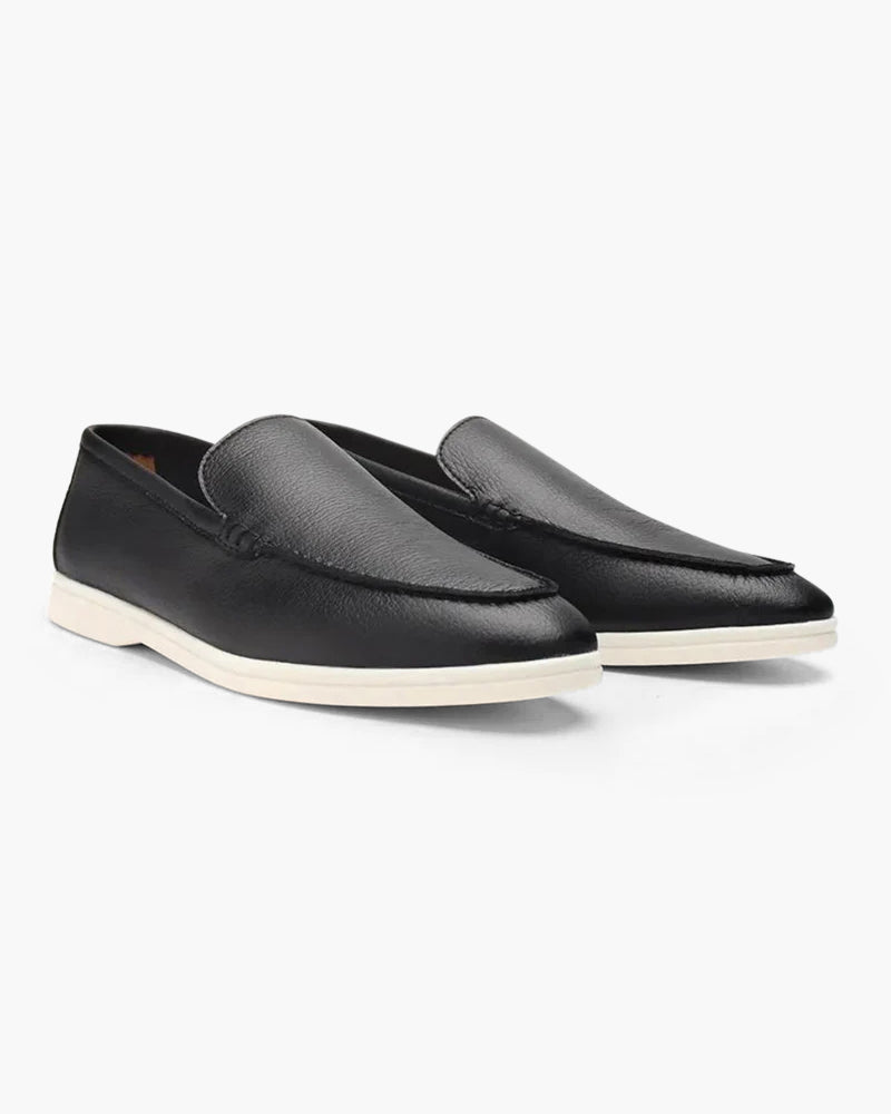 Lervati Cowhide Leather Loafers - Lervati