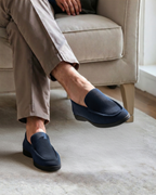 Premium Suede Loafers - Black Soles - Lervati
