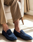 Premium Suede Loafers - Black Soles - Lervati