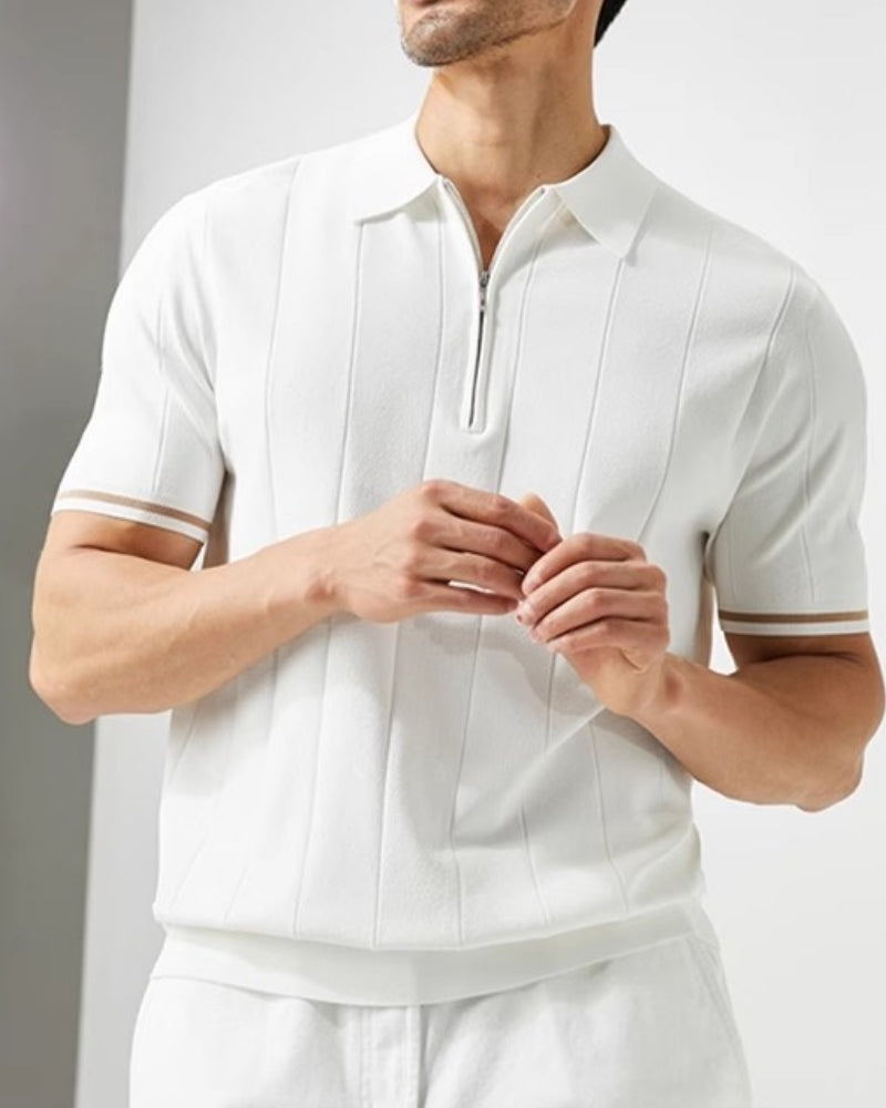 Signature Contrast Trim Polo - Lervati