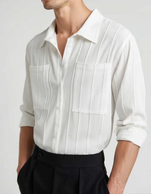 ST Tropez Ribbed Shirt - Lervati