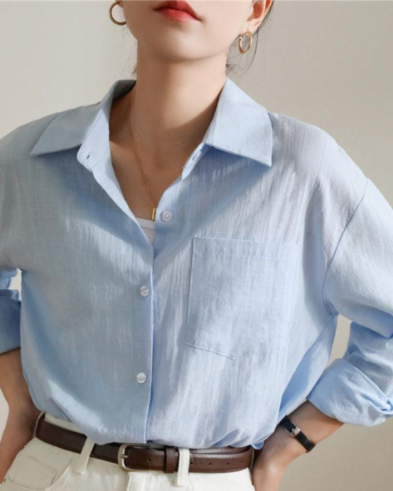 Estate Lady Linen Shirt - Lervati