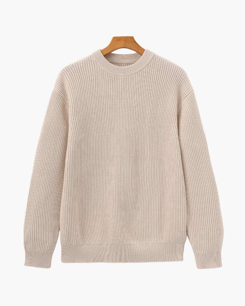 Rib Knit Crewneck - Lervati