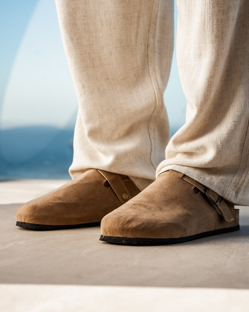 Lervati Suede Clogs - Lervati