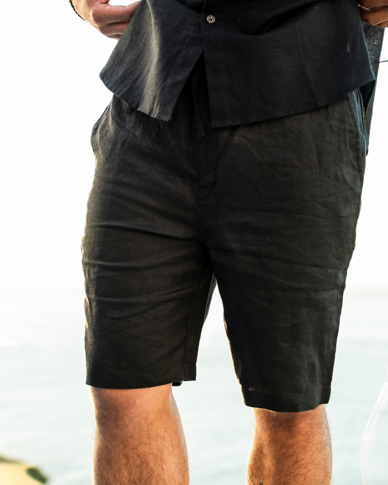 Casablanca - Premium Linen Shorts - Lervati