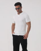 Florence - Ribbed Cotton Polo - Lervati
