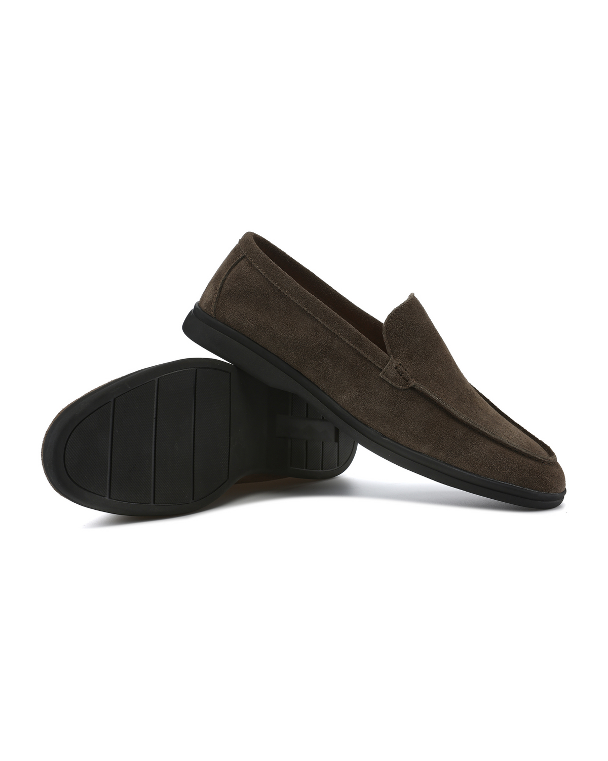 Premium Suede Loafers - Black Soles - Lervati
