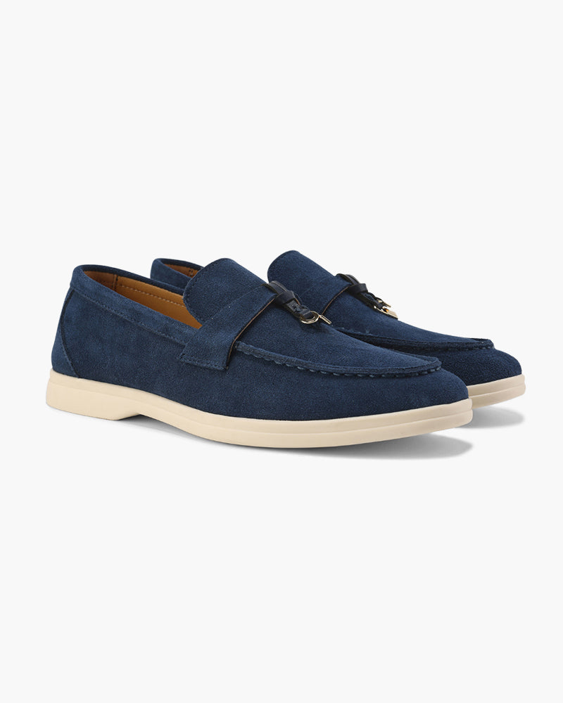 Lervati Suede Lady Loafers - Lervati