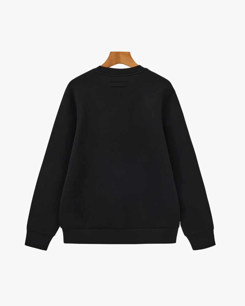 Classic Modal Blend Crewneck Sweatshirt - Lervati
