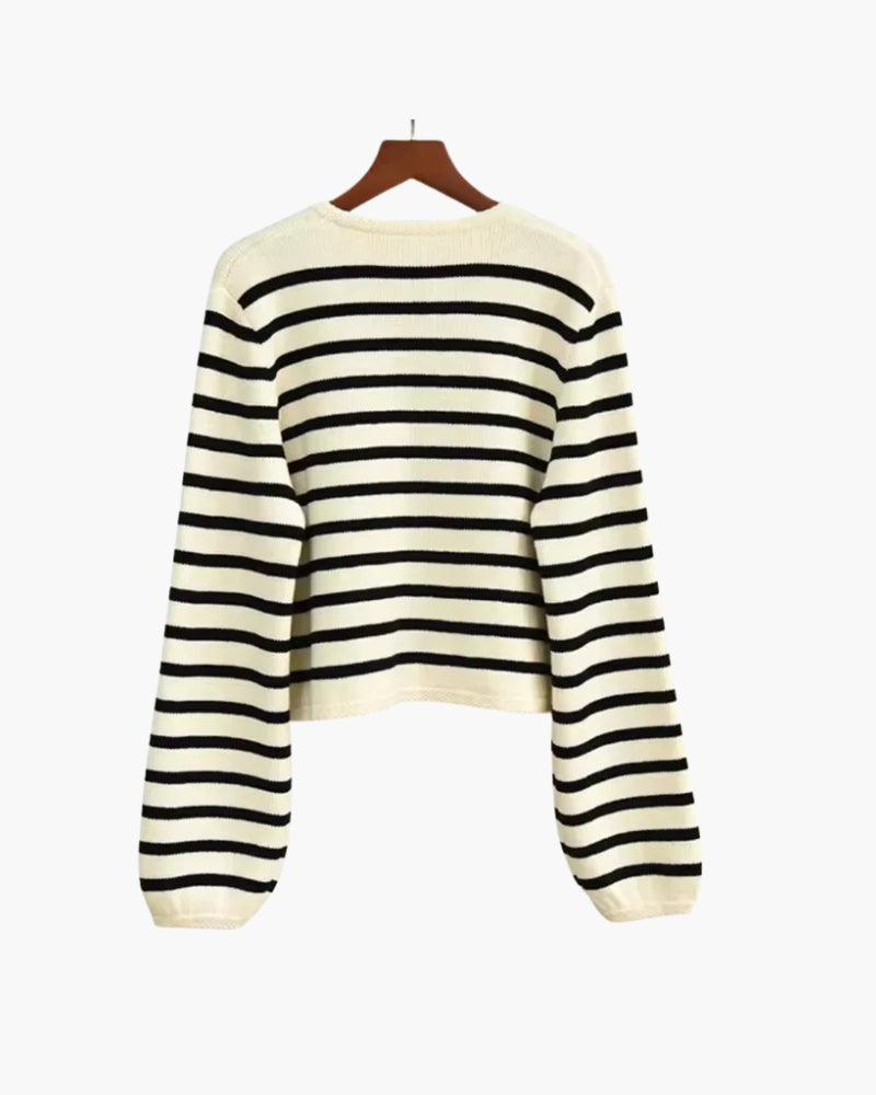 Premium Striped Wool Vest - Lervati