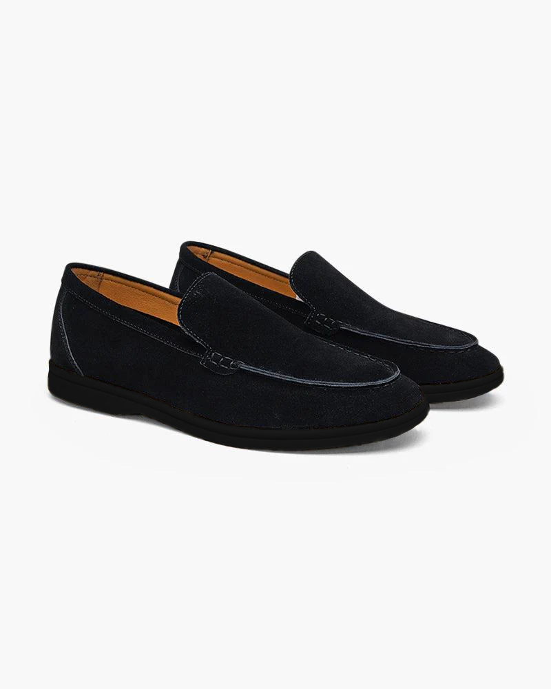 Premium Suede Loafers - Black Soles - Lervati