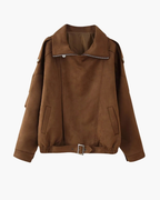 Vintage Suede Drape Jacket - Lervati