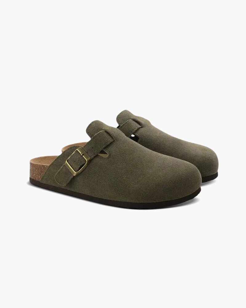 Lervati Suede Clogs - Lervati
