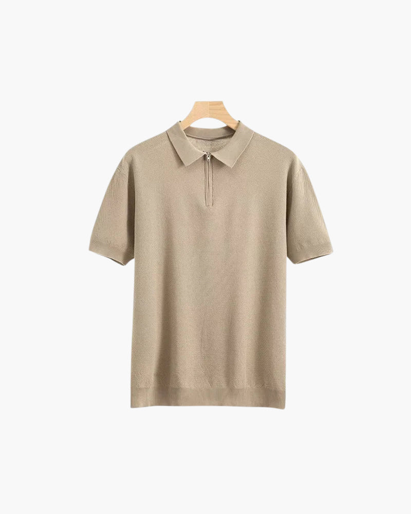 Marbella Zip Up Polo - Lervati