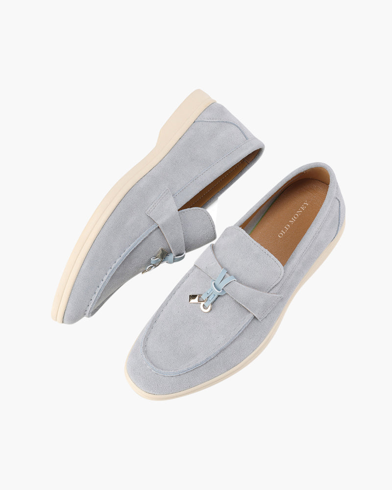Lervati Suede Lady Loafers - Lervati