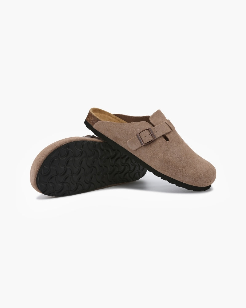 Lervati Suede Clogs - Lervati