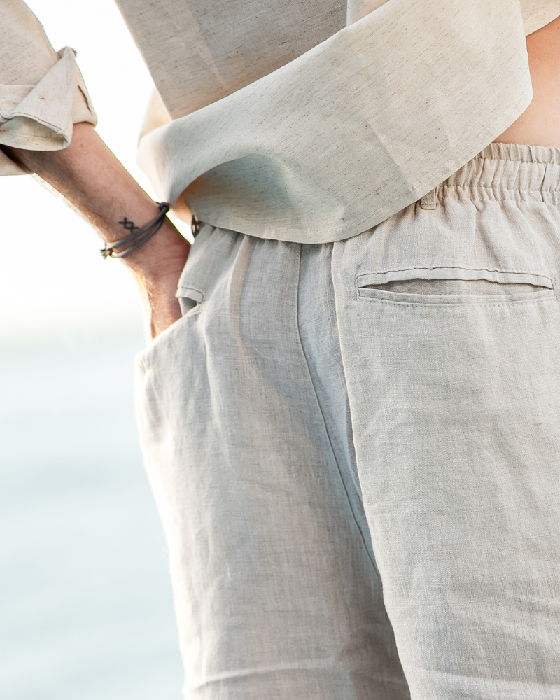 Casablanca - Premium Linen Shorts - Lervati