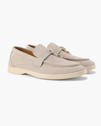Lervati Suede Lady Loafers - Lervati