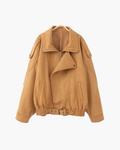 Vintage Suede Drape Jacket - Lervati