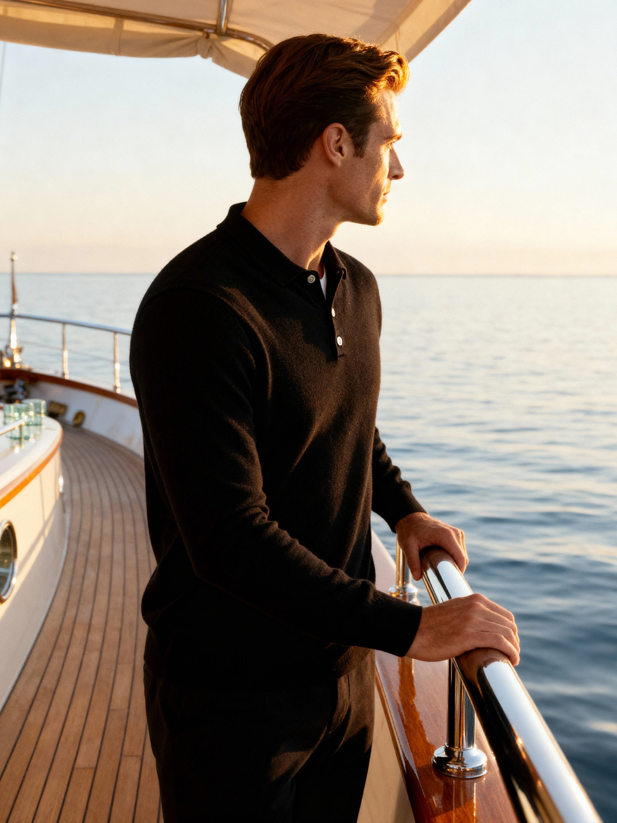100% Cashmere Polo - Lervati