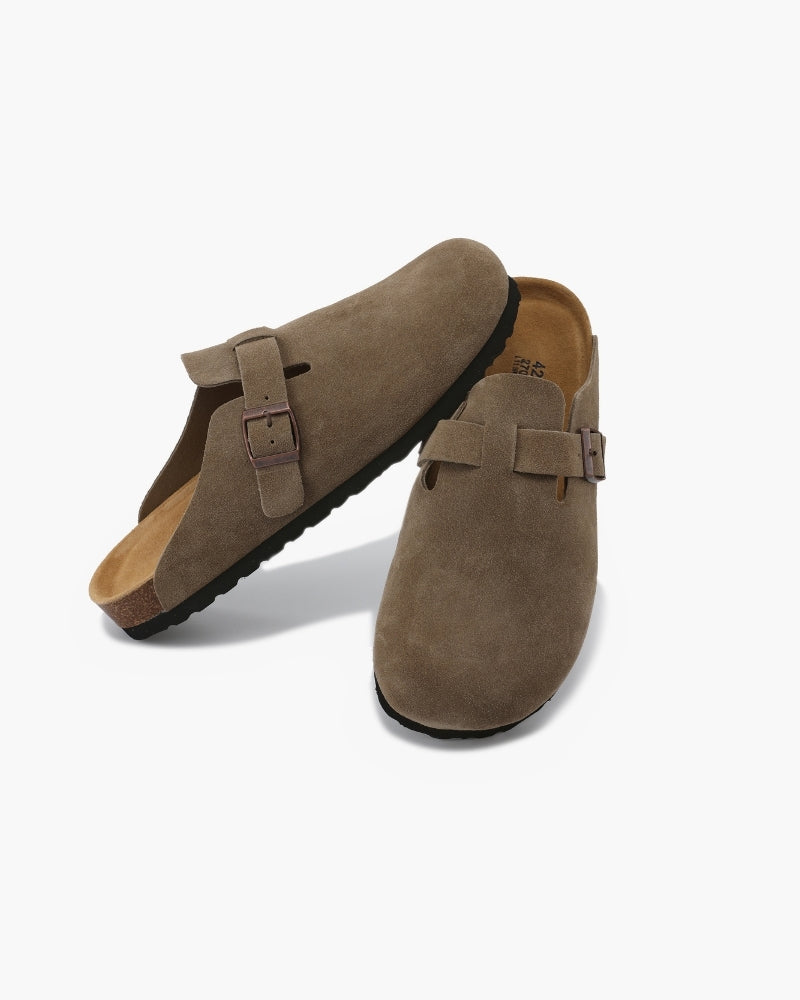 Lervati Suede Clogs - Lervati