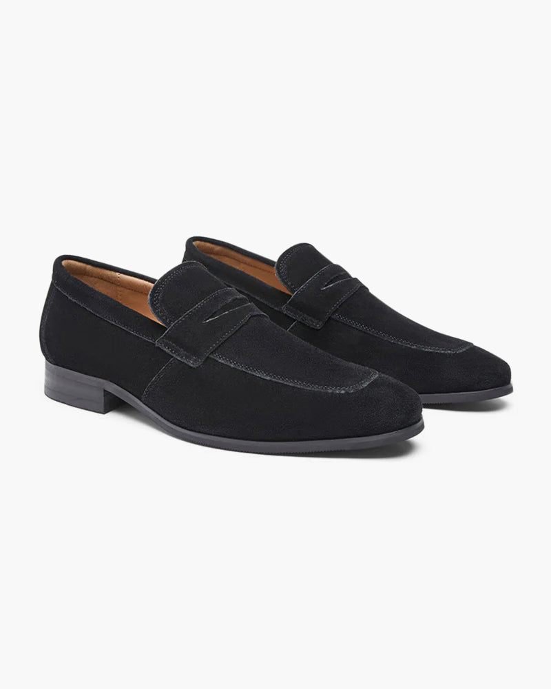 Lervati Suede Penny Loafers - Lervati