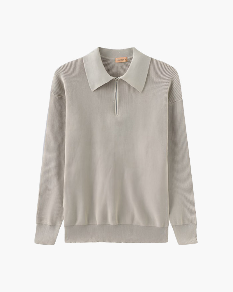 Cesare Half Zip Sweater - Lervati