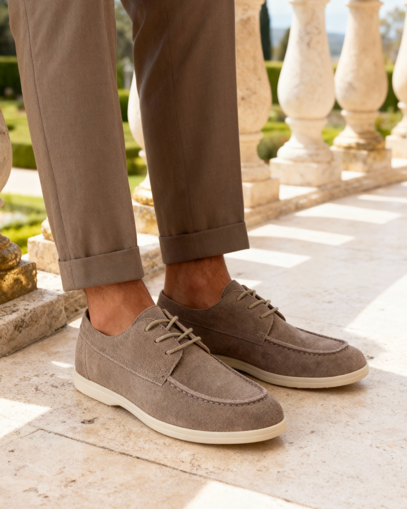Premium Suede Lace Shoes - Lervati