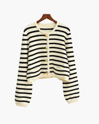 Premium Striped Wool Vest - Lervati