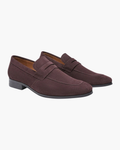 Lervati Suede Penny Loafers - Lervati
