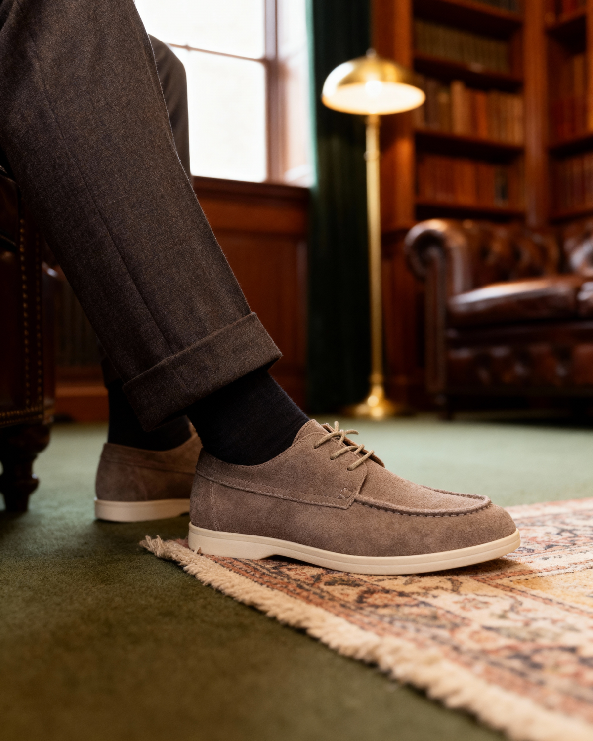 Premium Suede Lace Shoes - Lervati