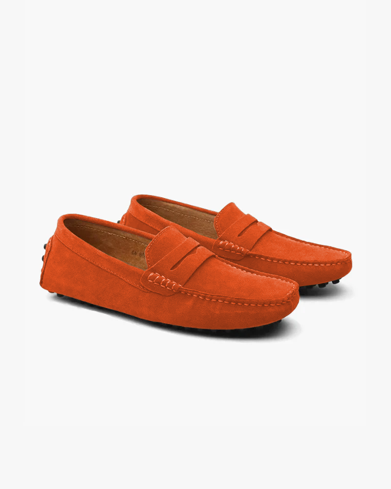 Suede Driver Loafers - Lervati