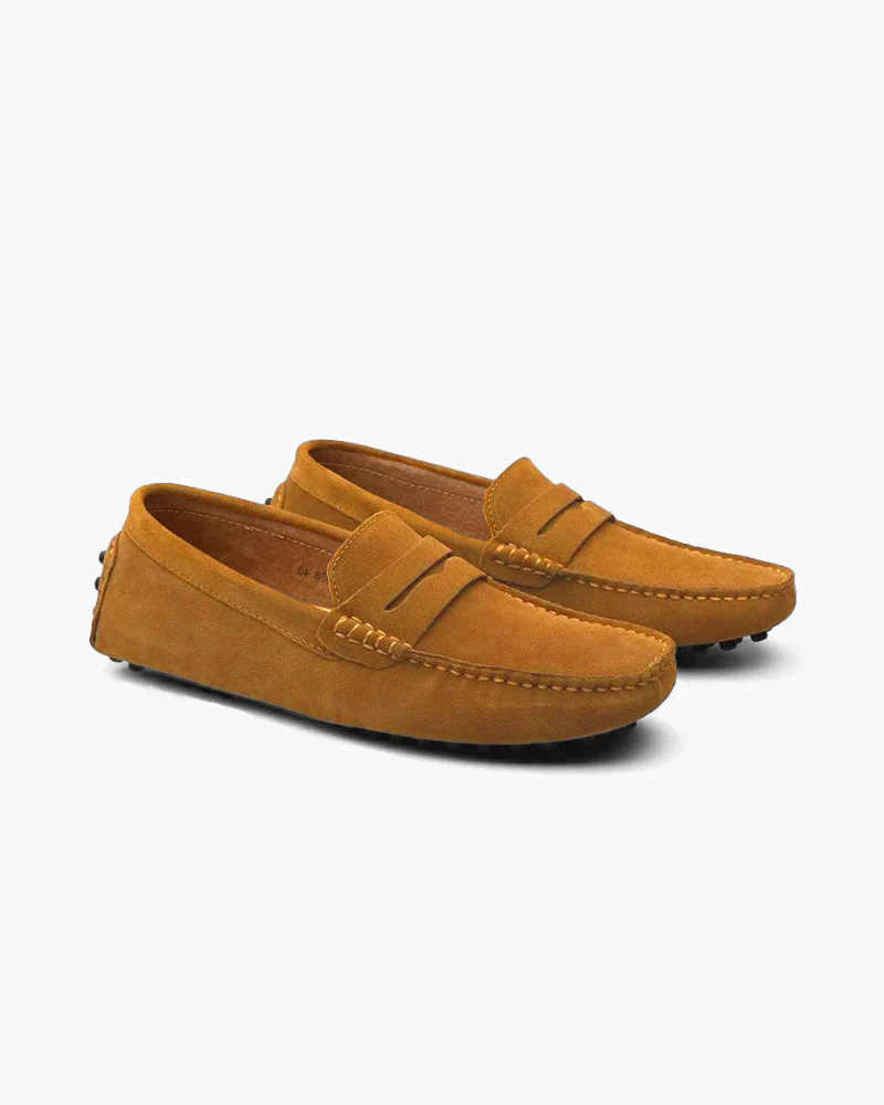 Suede Driver Loafers - Lervati