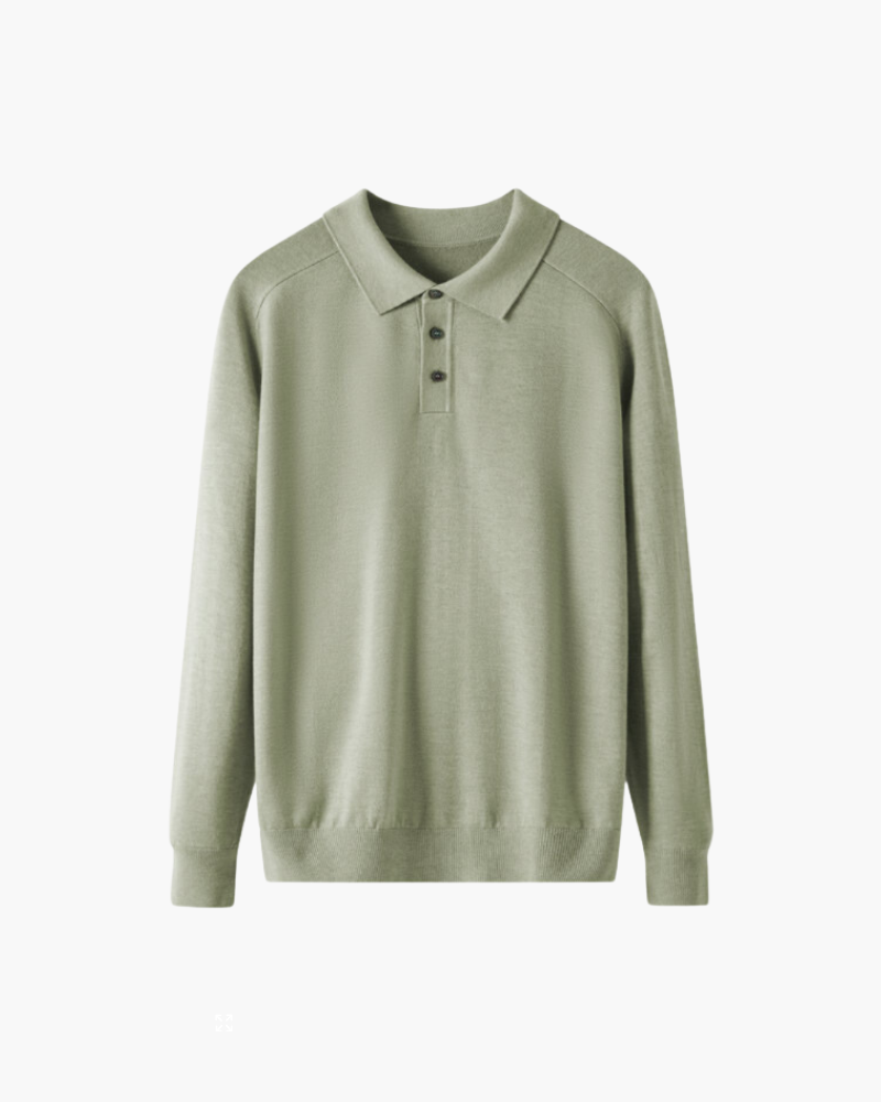 100% Premium Wool Polo - Lervati