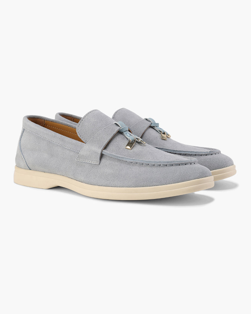 Lervati Suede Lady Loafers - Lervati