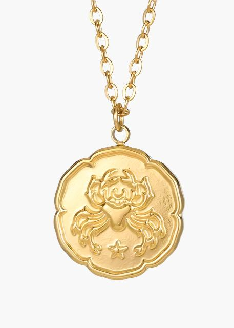 Zodiac Sign Necklace - Gold - Lervati