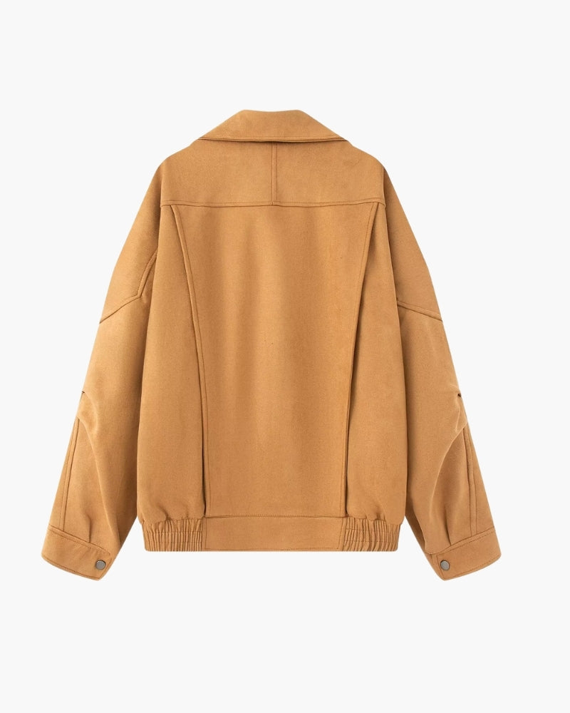 Vintage Suede Drape Jacket - Lervati