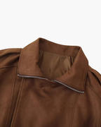 Vintage Suede Drape Jacket - Lervati