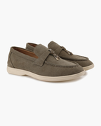 Lervati Suede Lady Loafers - Lervati