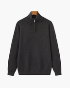Refined Half-Zip Knit Pullover - Lervati