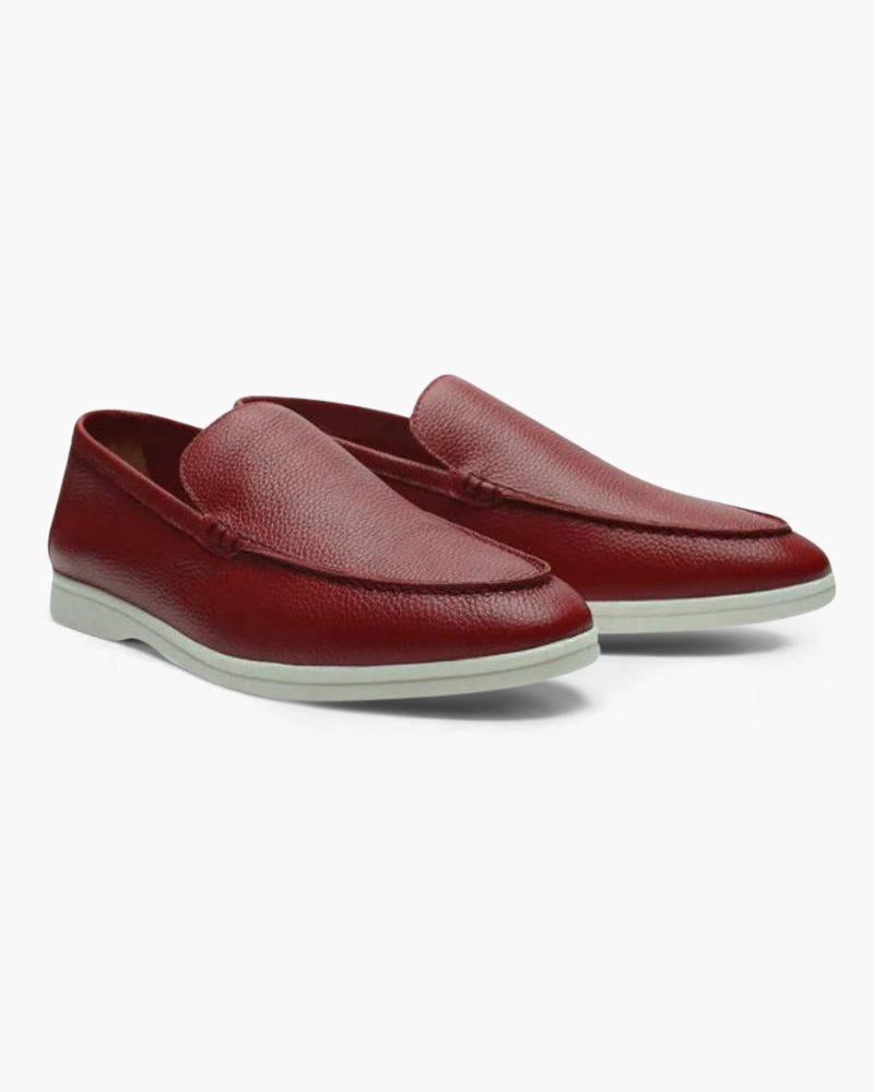 Lervati Cowhide Leather Loafers - Lervati